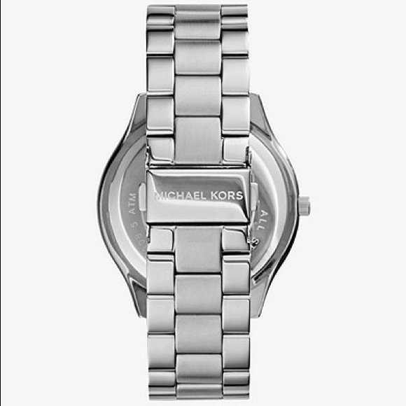 Michael Kors Slim Runway Silver-Tone Watch - Picture 2 of 5